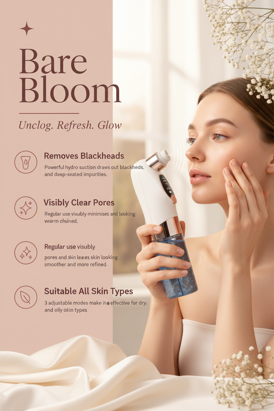 Bare Bloom – Blackhead Remover In Use