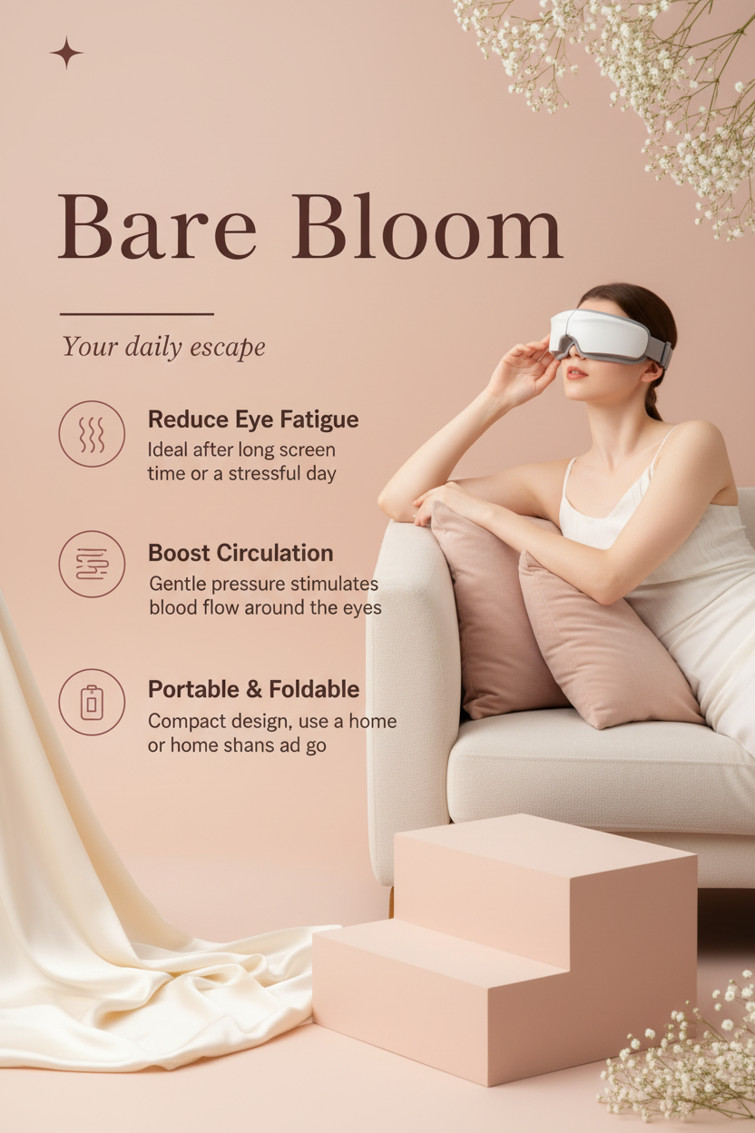 Bare Bloom Eye Massager Lifestyle