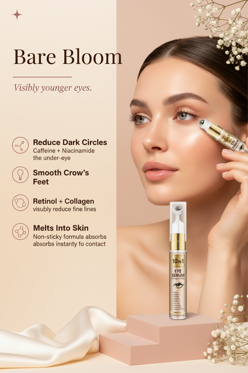 Bare Bloom Eye Serum Lifestyle