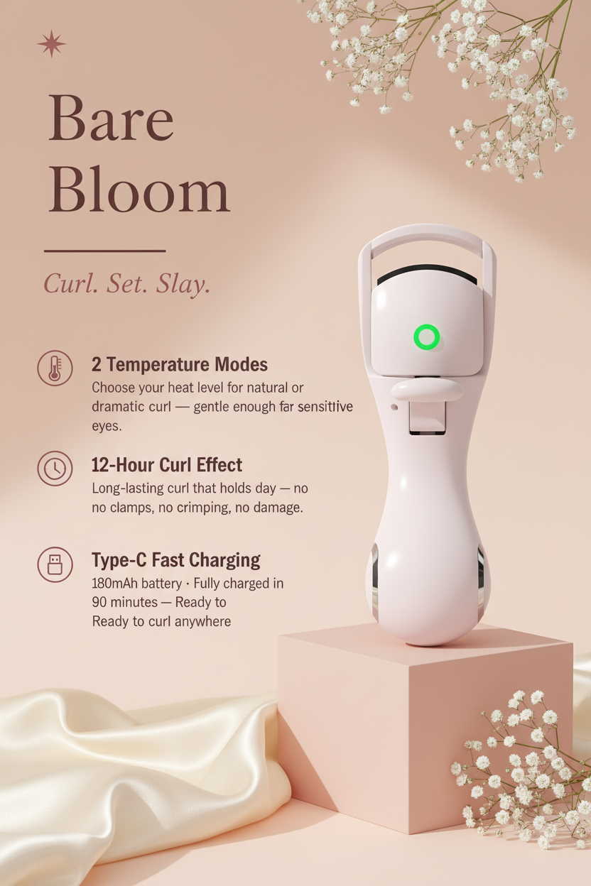 Bare Bloom – Eyelash Curler Hero