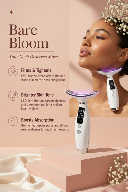 Bare Bloom – Neck LED Device In Use