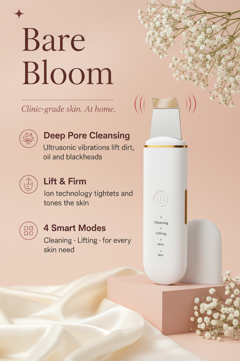 Bare Bloom Skin Scrubber Hero