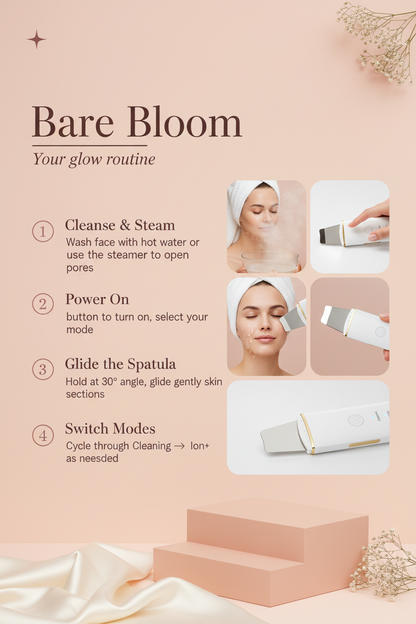 Bare Bloom Skin Scrubber How To Use